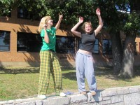 Kaitlin Sotir and Esther Raymond