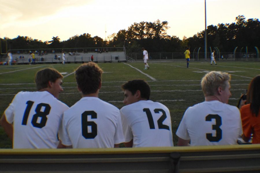 Defender, Elliot Nelson (12, #6) and defender, Garret Butz (12, #3)