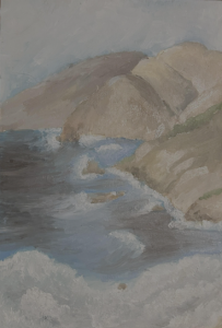 9th grade winner Lucy Aschinger's painting.