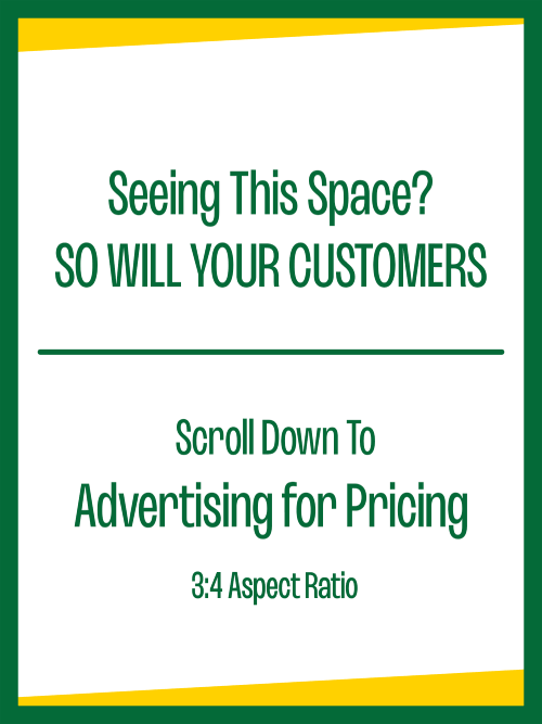 Scroll down for more advertising info. 3:4 aspect ratio only.